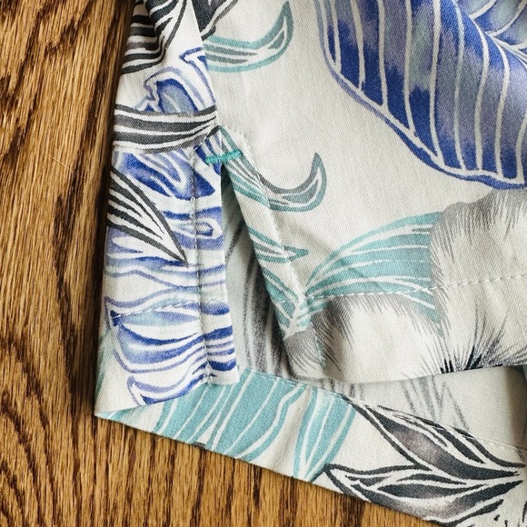 Tommy Bahama Camp Shirt Mens 4XLB Konkan Jungle Hawaiian Silk Cotton Blend - Picture 7 of 14